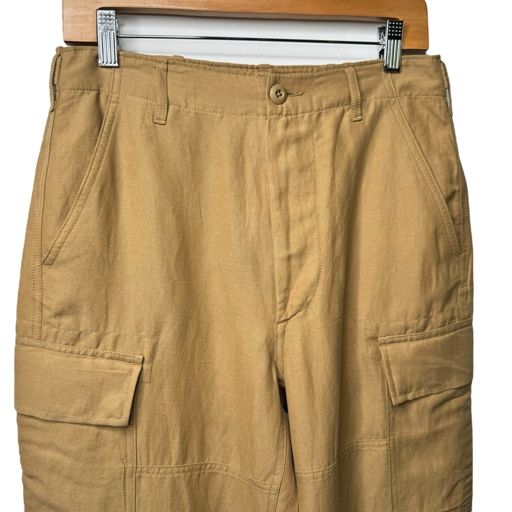 Polo Ralph Lauren Khaki Silk/Linen Blend Cargo Pants NWT 6 - Picture 5 of 10
